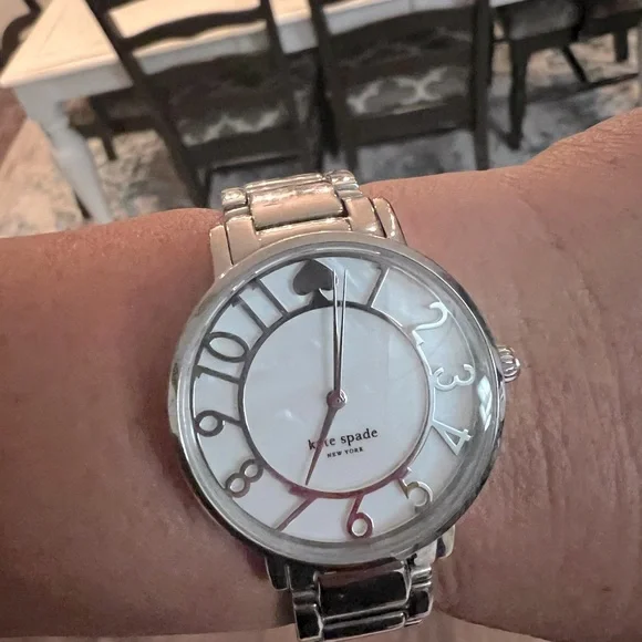 kate spade | Accessories | Kate Spade Classic Silver Watch  display picture 3